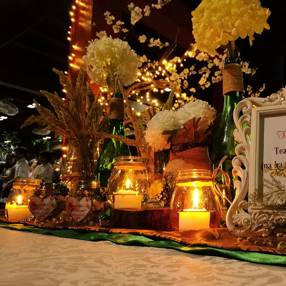 Velas votivas a granel, 72 paquetes de velas de cera blancas sin perfume de 1,5 pulgadas para boda... Foto 4 de 4