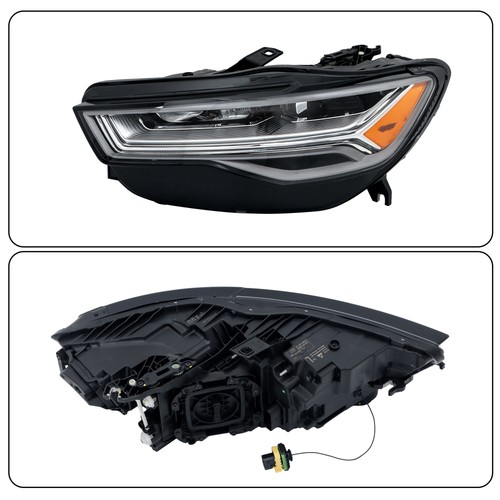 Headlight LH For Audi A6 S6 2016-2018 W/LED DRL Full LED w/o Matrix Module Left - Picture 10 of 12