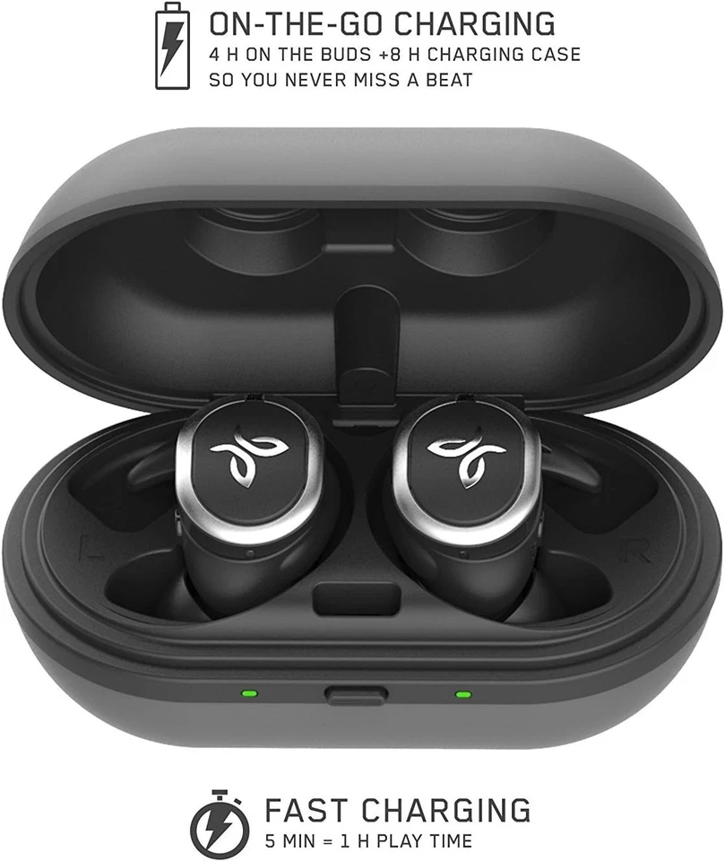 Jaybird RUN True Wireless In-Ear Headphones (Jet Black) - Image 2 of 4