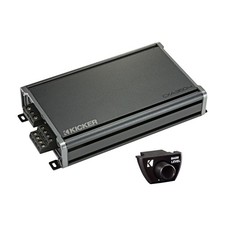 KICKER CXA360 360 Watt 4 Channel Car Amplifier Amp Bundled with Compatible Ba...