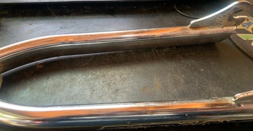 Vintage Old School BMX Redline Bike Chrome Oval 1" Threadless Fork Chr-Mo - Picture 4 of 8