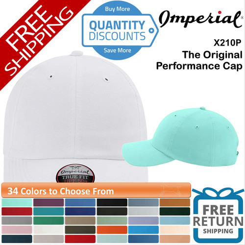 🔥 Imperial The Original Performance Cap Mütze Six-Panel, Low-Profile X210P - Bild 1 von 100