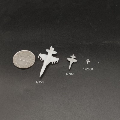 3D Printed 1/2000/700/400/350 Us F-5E Tiger Ii Fighter Jet Unpainted Model