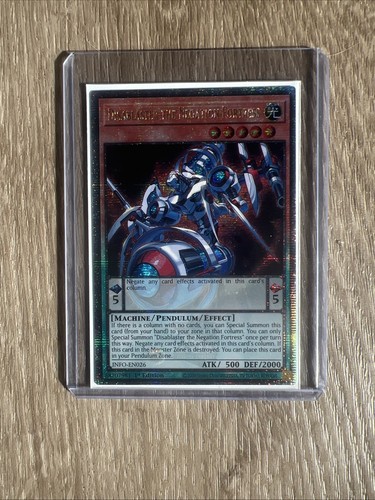 Disablaster The Negation Fortress Quarter Century Secret Rare INFO-EN026