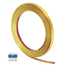Peel and Stick Molding Trim 10ft x 0.4" Self Adhesive Wall Trim, Gold