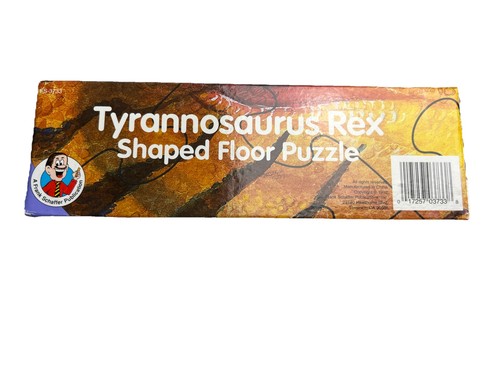 Puzzle sol vintage 1992 Tyrannosaurus en forme de Rex Frank Schaffer 50 pièces - Photo 4/7
