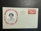 Great Britain 1953 FDC 1st day cover QE II Coronation Uckfield cancel