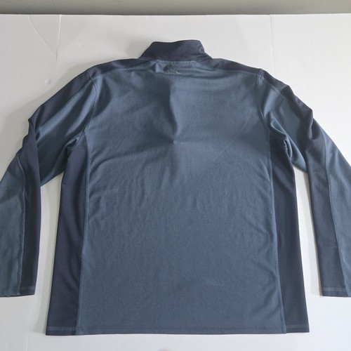 LL Bean Herren XL blau 1/4 Zip Pullover leicht Wandern - Bild 3 von 10