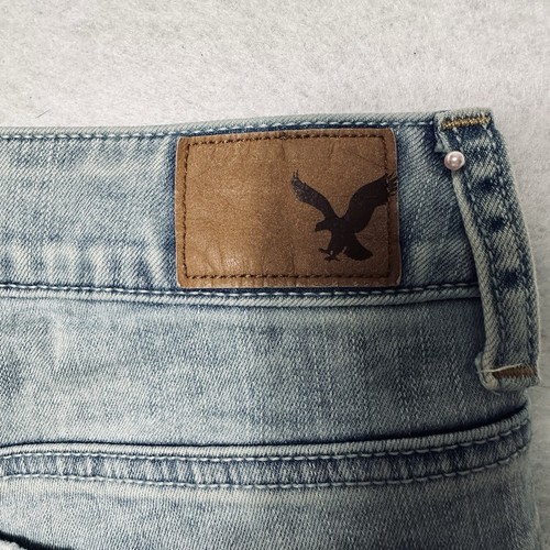 American Eagle Damen Blumen bestickt 8 Jeansshorts Super Stretch Shortie - Bild 10 von 11