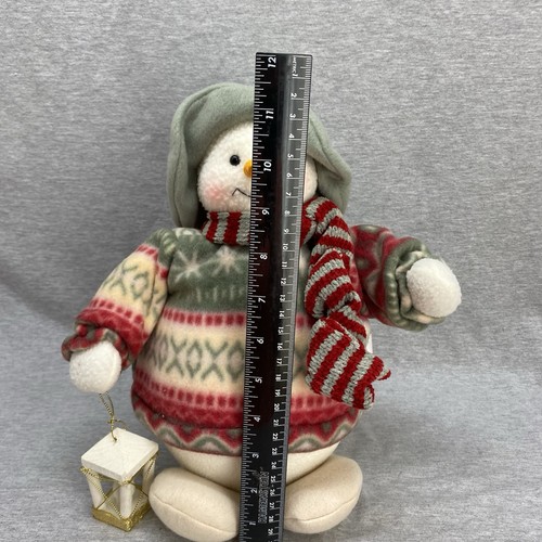 Festliche Weihnachten Schneemann musikalische Plüschfigur Weihnachtsdekoration 11 Zoll - Bild 12 von 13
