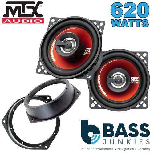 MTX TR40C 2-Way 620W Coaixal Speakers to fit Vauxhall Vectra 1995-02 Rear Doors - Picture 1 of 6