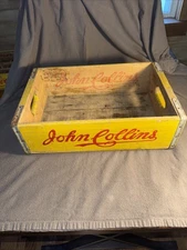 1957 John Collins Crate! Brunswick Orange. The Mendel Company Winston-Salem NC