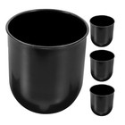 4Pcs Round Toilet Brush Holder Anti-Home Brush Holder Cup Toilet Cleaning