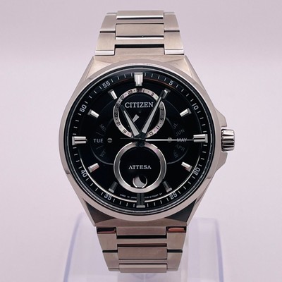 時計 CITIZEN ATTESA ACT Line BU0060-68E Citizen Attesa BU0060-68E Eco-Drive Triple Calendar Moon