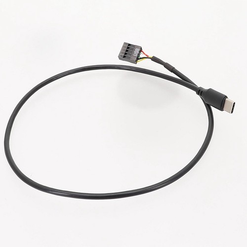 1Pcs USB 9Pin to USB Type C Cable for Computer Motherboard to USBC7906 - Afbeelding 2 van 7
