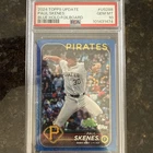 2024 Topps Update Series Rookie Debut Paul Skenes Blue Holo Foilboard /999 (RC)