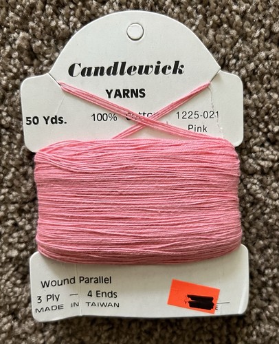 Vintage Candlewicking Embroidery Thread Lot of 18 Cotton Wicking Yarn - Picture 14 of 19