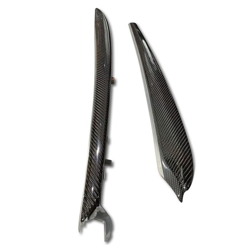 Dash Door Trim Replacements For Tesla model 3/y 2019-2023 Real Carbon Fibre BLK - Picture 5 of 10
