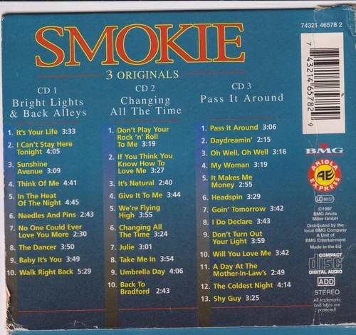 Smokie 3 Originals CD als Box-Set - Bild 2 von 8