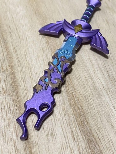 The Decaying Master Sword Legend Of Zelda Mini Weapon Accessories Keychain - Picture 3 of 8