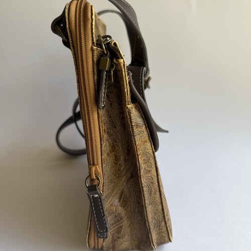 Relic By Fossil Embossed Paisley-Vegan Leather Crossbody Shoulder Handbag Purse - Picture 9 of 16
