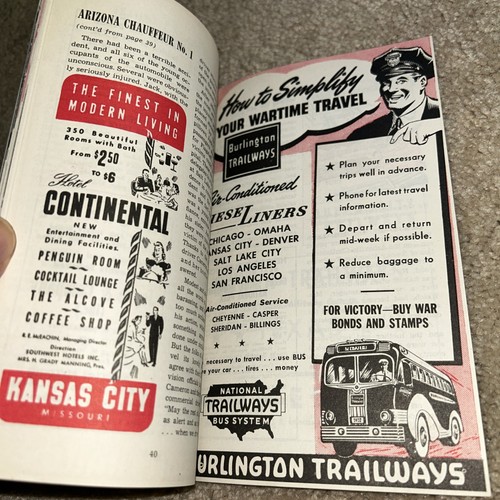 Sept - Oct. 1942 TRAILWAYS Magazine TRAILWAY BUS SYSTEM - Victory Volume WWII - Picture 18 of 20