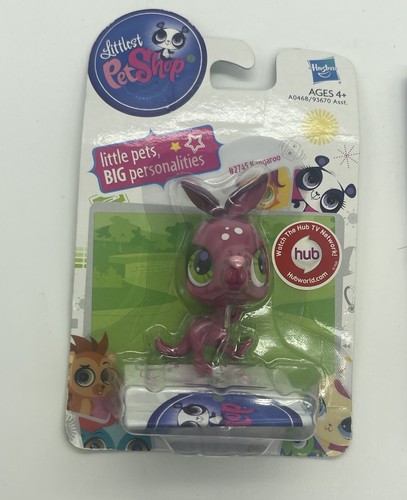 Littlest Pet Shop #2745 Kangaroo Animal #3664 Benson Detwyler #3665 Harris - Foto 2 di 3