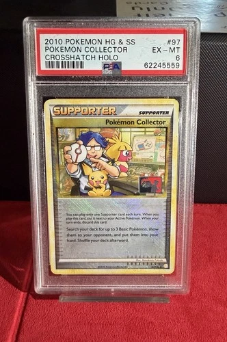 2010 Pokemon HG & SS Pokemon Collector 97/123 CrossHatch Holo PSA 6 Eng