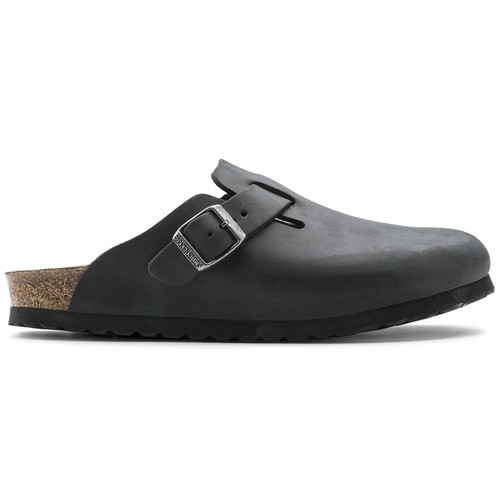 BIRKENSTOCK BOSTON OILED LEATHER WOMEN CLOGS - Picture 5 of 9