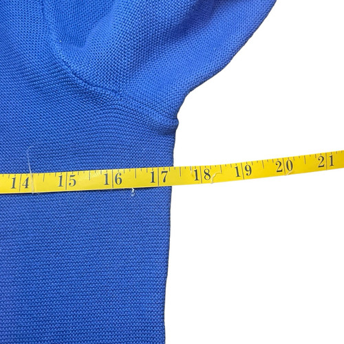 Talbots royalblau 3/4 Ärmel Oberteil Knöpfe klein zierlich maritim Business Freizeit - Bild 8 von 10