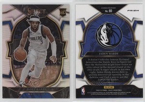 2022-23 Panini Select Concourse Silver Prizm Jaden Hardy #80 Rookie RC