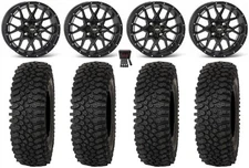ITP Hurricane 15" Wheels Black 32" Roctane ST Tires Textron Wildcat XX