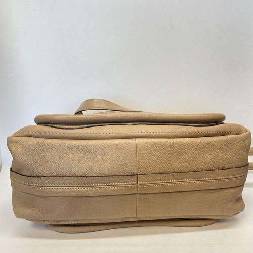 Chloe Hand Shoulder Bag Tote Purse 2way Paraty Leather Beige Authentic by JAPAN - Picture 7 of 24