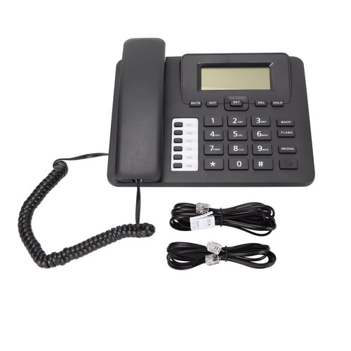 Komputer stacjonarny Telefon przewodowy Wyświetlacz LCD Zestaw głośnomówiący Identyfikator dzwoniącego Budzik Biznes CHP - Zdjęcie 22 z 24