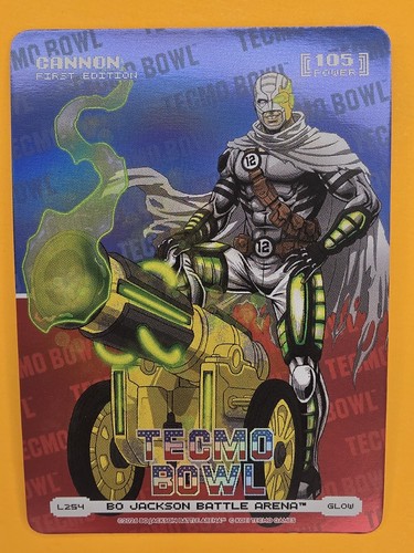 Bo Jackson Battle Arena Tecmo Bowl CANNON Rich Gannon Logo Glow