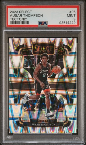 2023 Panini Select #95 Ausar Thompson Tectonic PSA 9