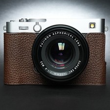 Handmade Leather Camera Case Half Cover Protective Base Bag For Fujifilm X-E5
