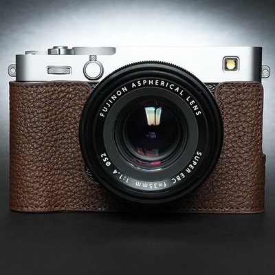 Handmade Leather Camera Case Half Cover Protective Base Bag For Fujifilm X-E5
