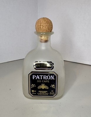 375ml PATRON XO CAFE TEQUILA EMPTY BOTTLE