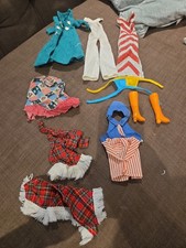 Vintage Barbie CLOTHES LOT - NEED A CLEANING / LIGHT SOAK 1960s Maybe 70s
