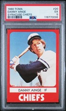 1980 Tcma Syracuse Chiefs #20 Danny Ainge Syracuse Chiefs (PSA 5)