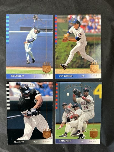 Set completo Upper Deck SP Baseball 1993 1-290 Derek Jeter Rookie RC NR MT - MT+ - Foto 8 di 17