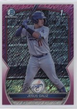 2023 Bowman Chrome Prospects Fuchsia Shimmer Refractor 94/199 Jesus Galiz 0au4