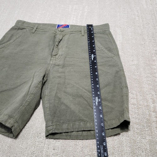 Best Made Co Shorts Herren 32 Leinenmischung Italy Made Button Fly Olivgrün Chino - Bild 4 von 12