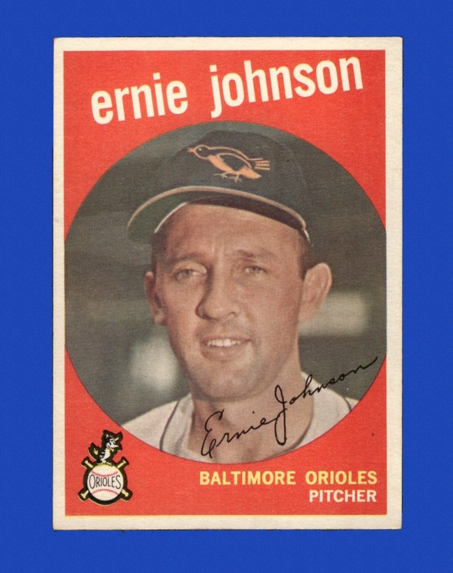 1959 Topps Set-Break #279 Ernie Johnson EX-EXMINT *GMCARDS*