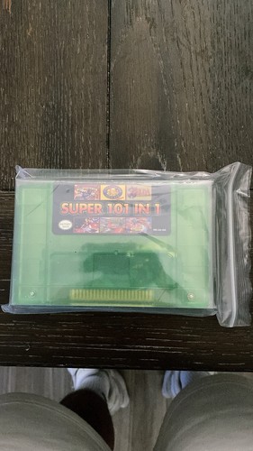 100 in 1 Spiele S N E S Spiel 16 Bit Cartridge Neu Funktioniert Und Punkte Sparen - Bild 2 von 3