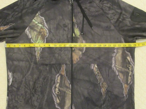 Mossy Oak Break-Up Eclipse Men's Hooded Sweatshirt Jacket Full Zip XL (46-48) - Picture 2 of 15