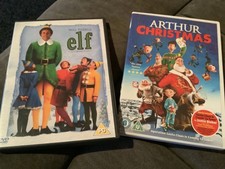 2 x Christmas DVDs Arthur Christmas & Elf