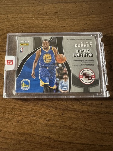 2017-18 Panini Totally Certified Kevin Durant ON-CARD Auto /75 NBA Card - Bild 2 von 2