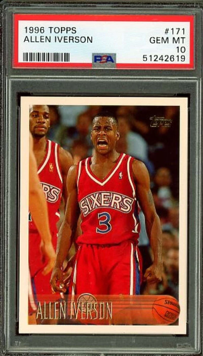97 TOPPS NBA ALLEN IVERSON PSA10 アイバーソン 97 TOPPS NBA ALLEN IVERSON PSA10 アイバーソン